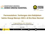 Webinar Regional Water-Food-Energy Security towards SDGs in New Normal Era